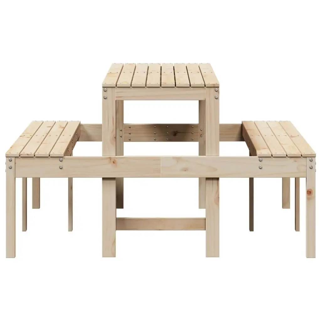 Picnic Table 160x134x75 cm Solid Wood Pine 832562