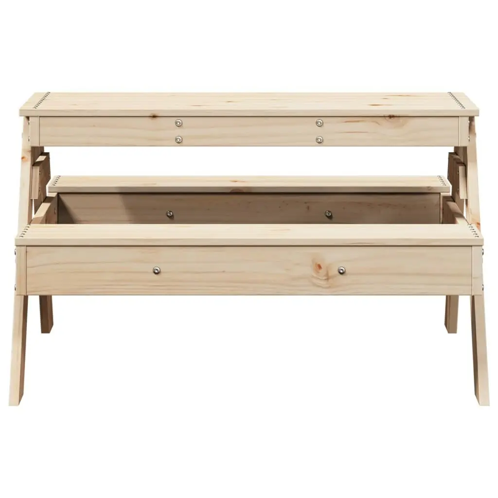 Picnic Table for Kids 88x97x52 cm Solid Wood Pine 832596