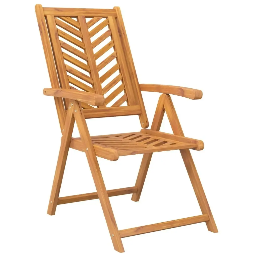 Reclining Garden Chairs 3 pcs Solid Wood Acacia 362232