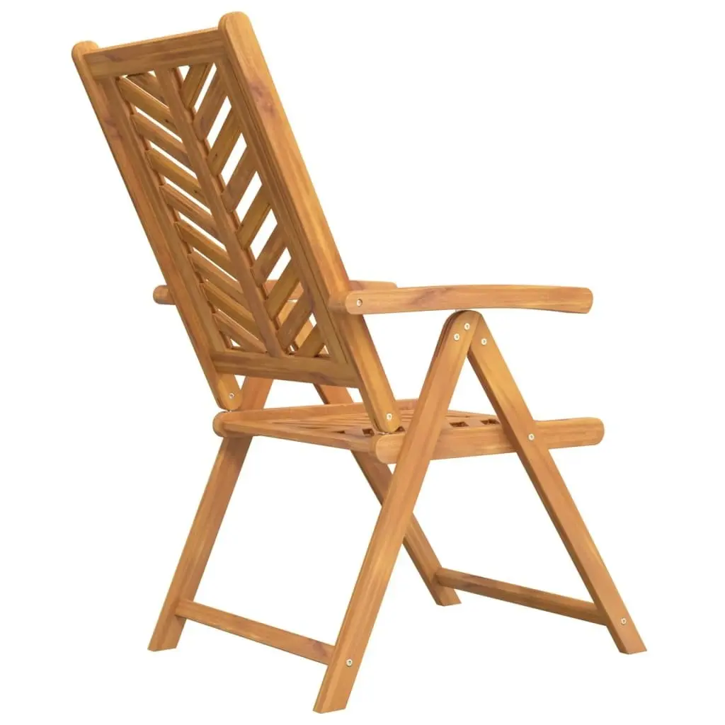 Reclining Garden Chairs 3 pcs Solid Wood Acacia 362232