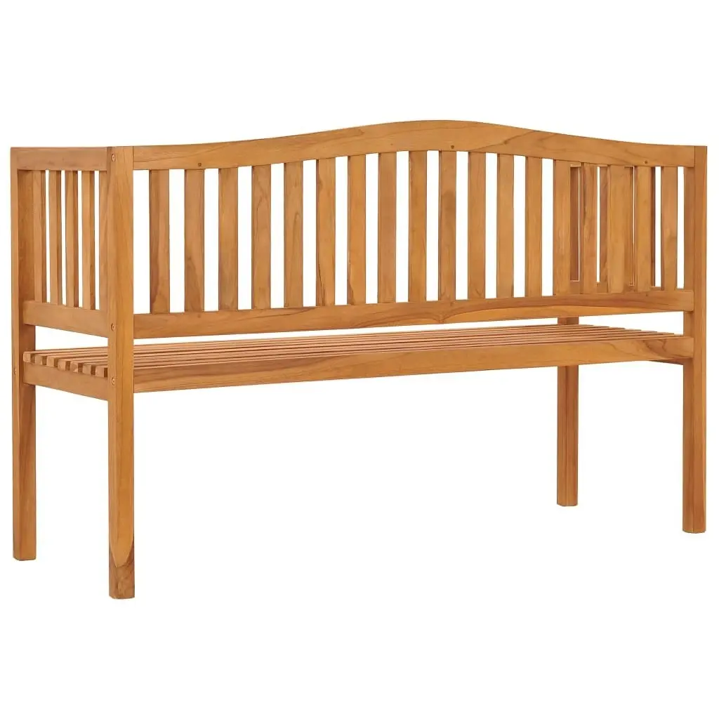 Garden Bench 150 cm Solid Teak Wood 49359