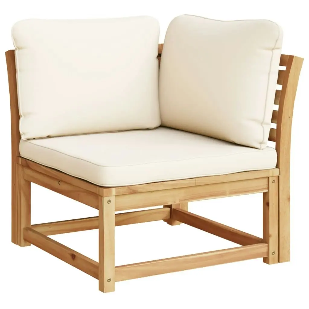 Garden Sofa with Cushions 2-Seater Solid Wood Acacia 3214290