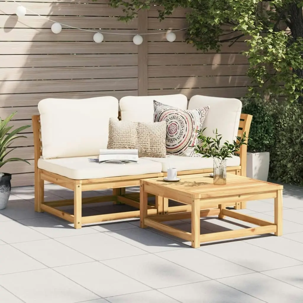 Garden Table 63x63x30 cm Solid Wood Acacia 366493