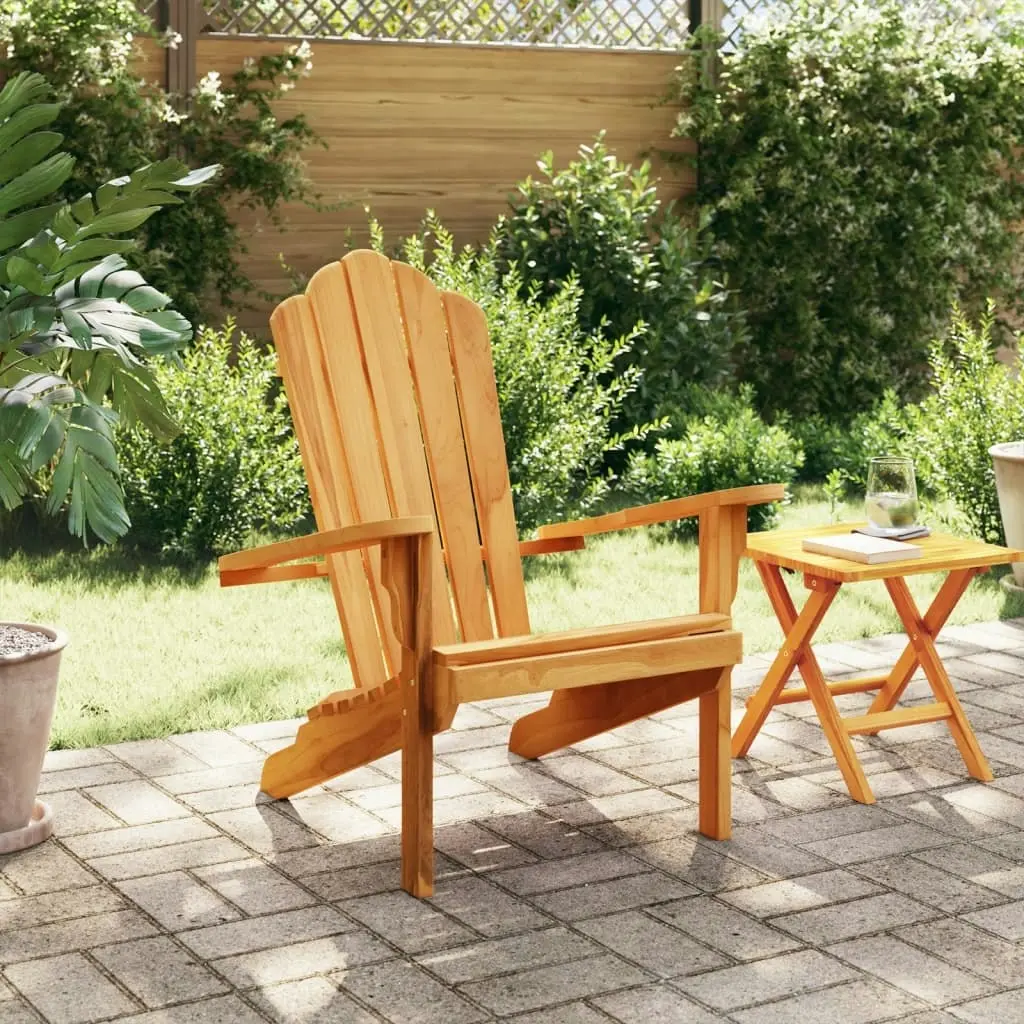 Garden Adirondack Chair 77x78x95 cm Solid Wood Teak 4008081