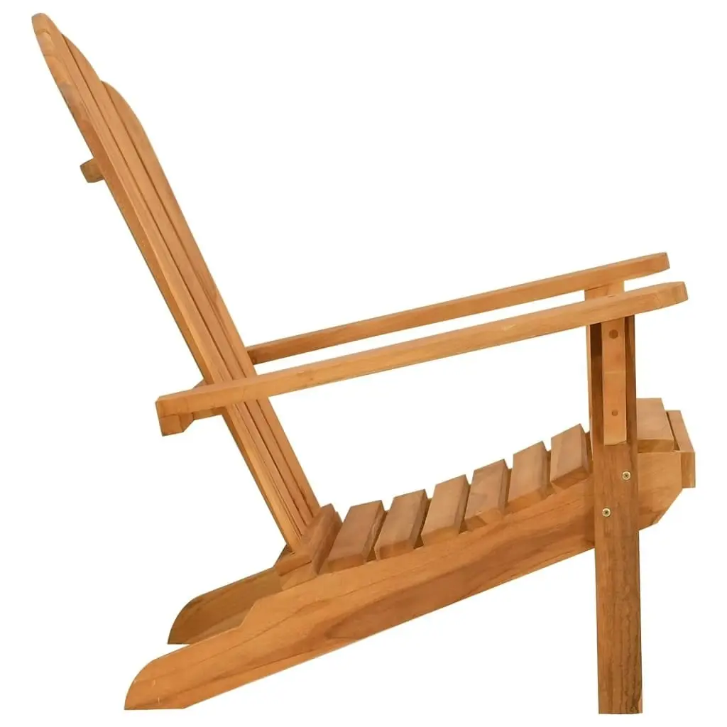 Garden Adirondack Chair 77x78x95 cm Solid Wood Teak 4008081