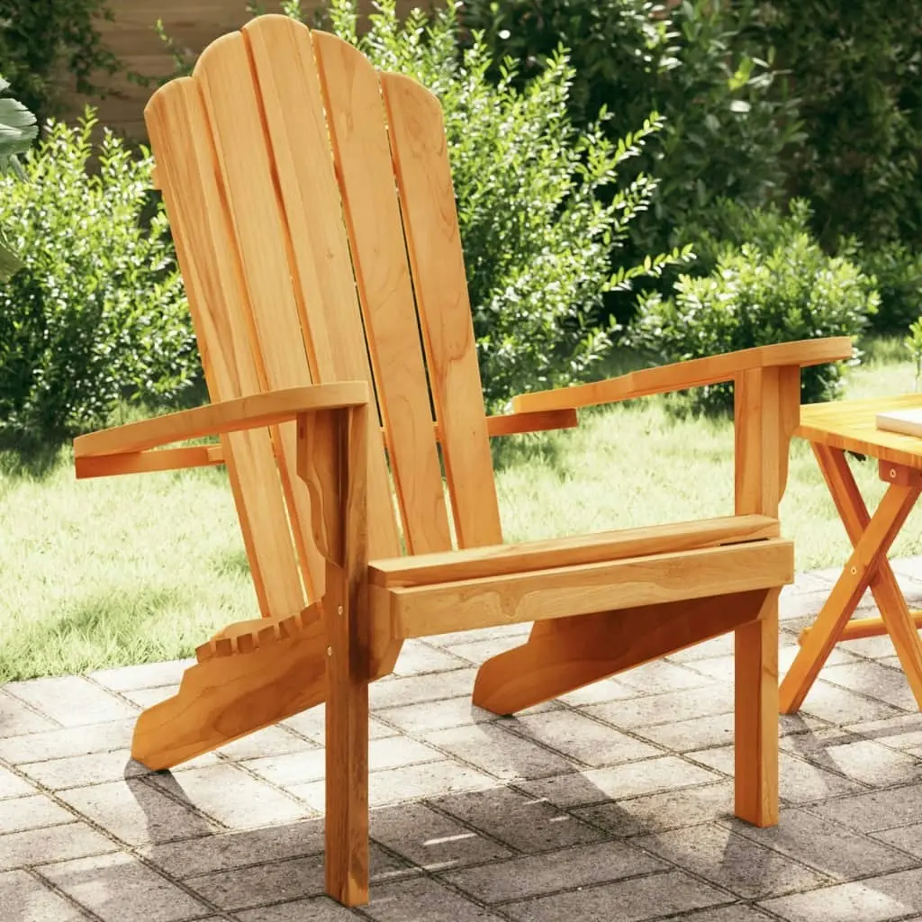 Garden Adirondack Chair 77x78x95 cm Solid Wood Teak 4008081