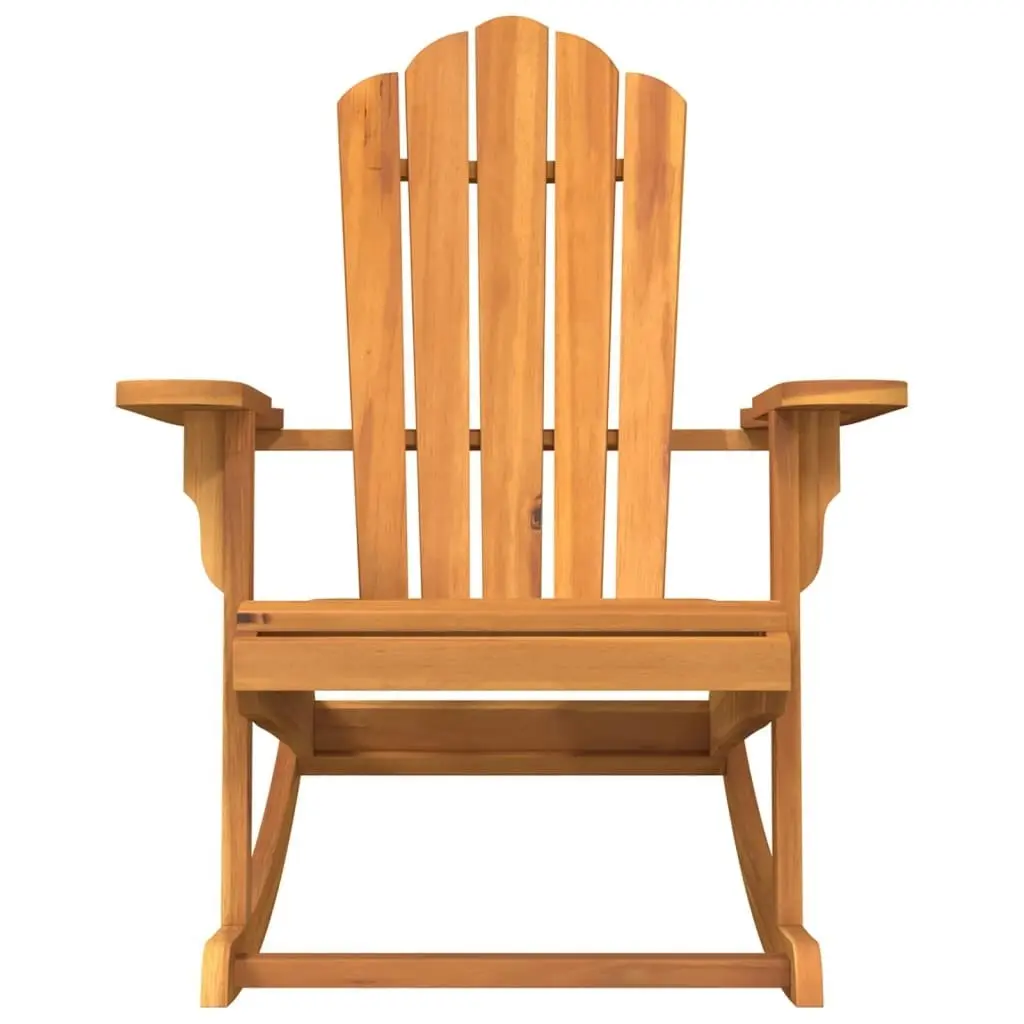 Garden Adirondack Rocking Chair Solid Wood Teak 4008082