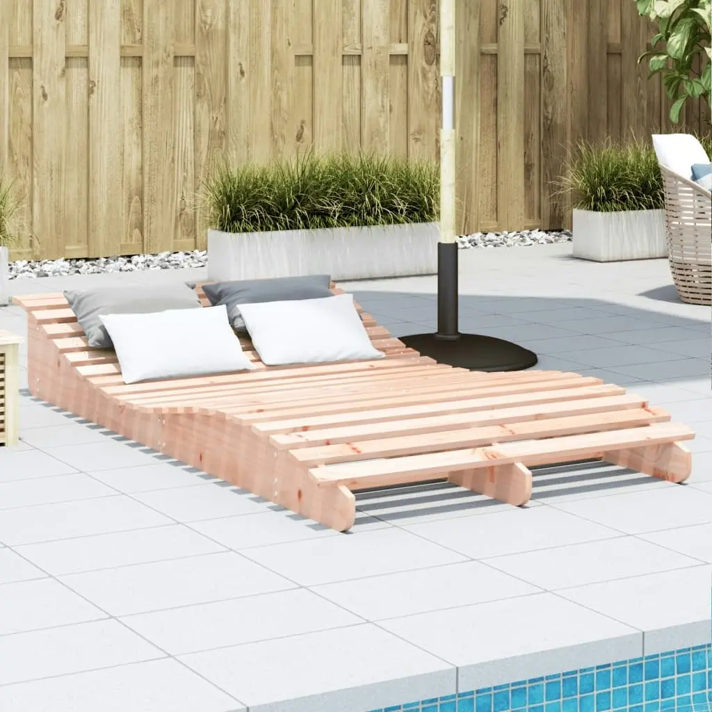 Sun Lounger 205x110x31.5 cm Solid Wood Douglas 832591