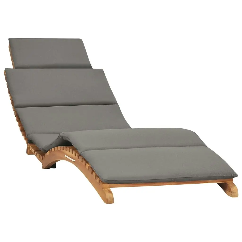 Sun Loungers 2 pcs with Cushions Solid Wood Teak 3143634