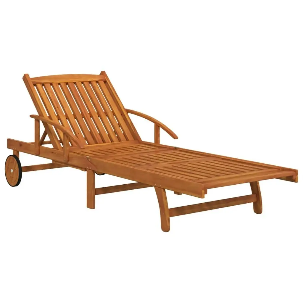 Sun Loungers 2 pcs Solid Wood Acacia 3104967