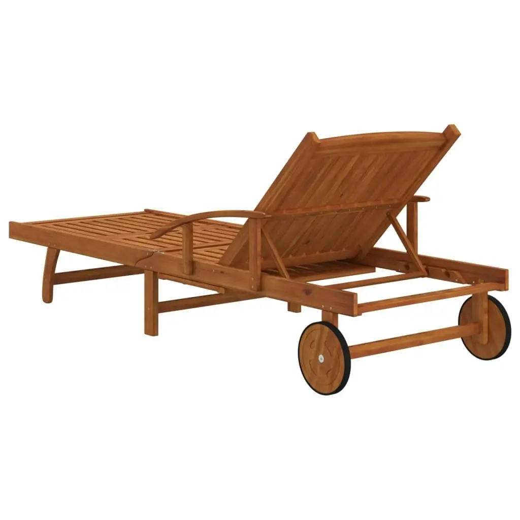 Sun Loungers 2 pcs Solid Wood Acacia 3104967