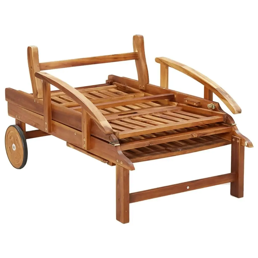 Sun Loungers 2 pcs Solid Wood Acacia 3104967