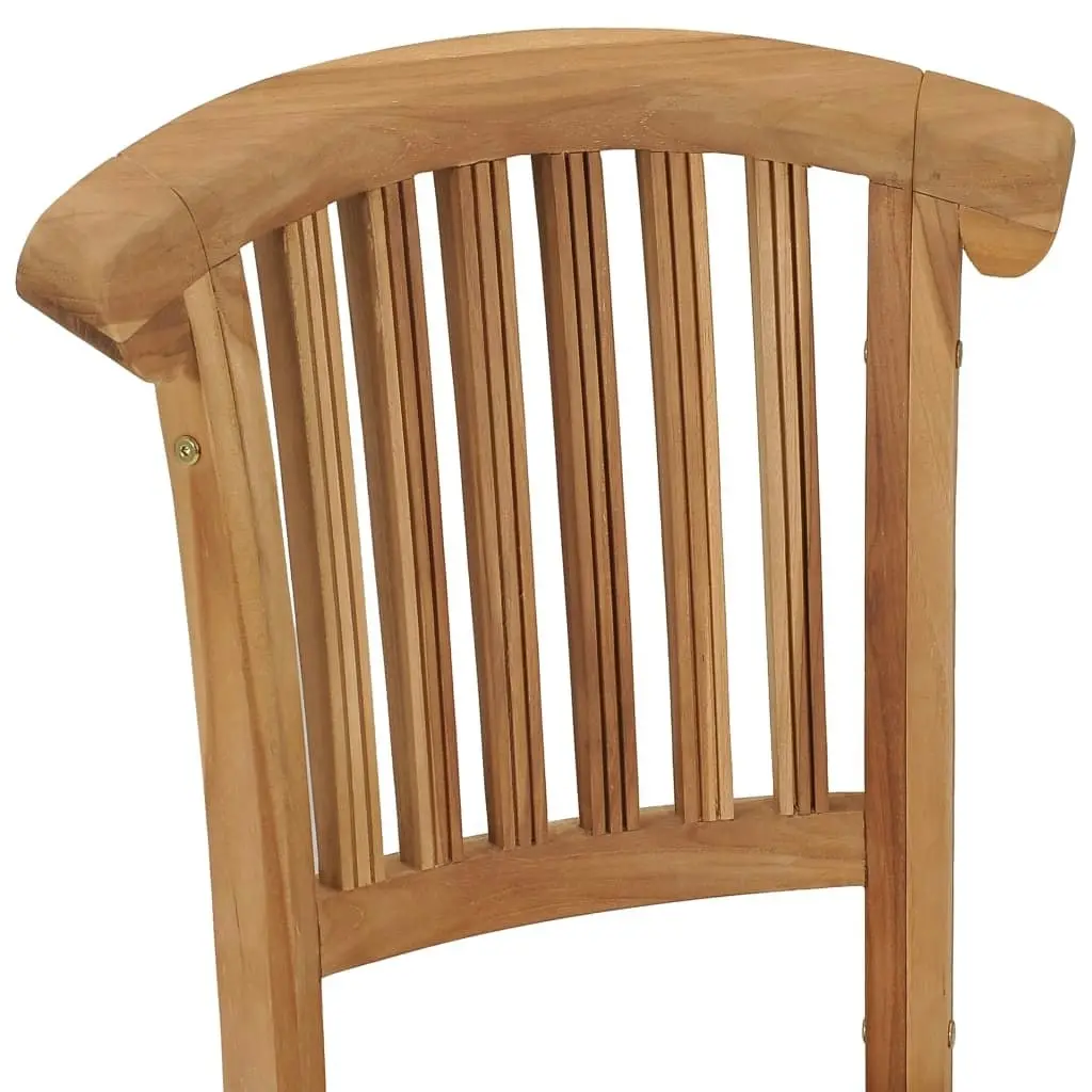 Garden Chairs 2 pcs Solid Teak Wood 49433