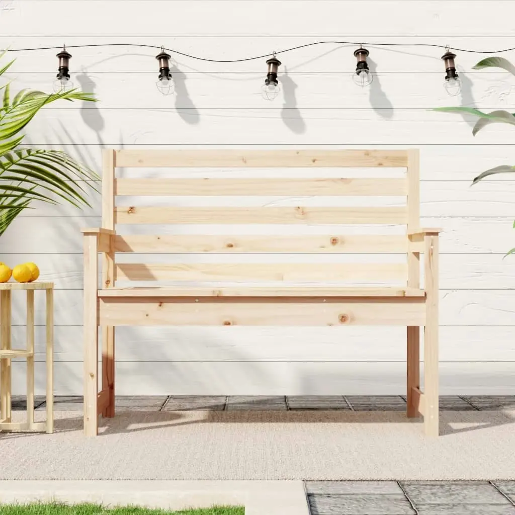 Garden Bench 109x48x91.5 cm Solid Wood Pine 824060