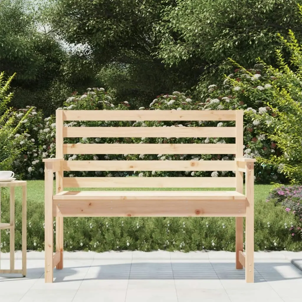 Garden Bench 109x48x91.5 cm Solid Wood Pine 824060