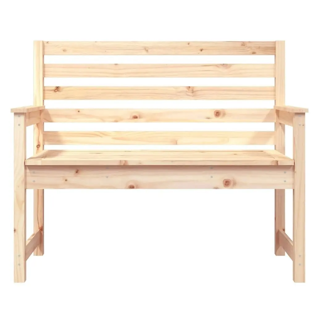 Garden Bench 109x48x91.5 cm Solid Wood Pine 824060