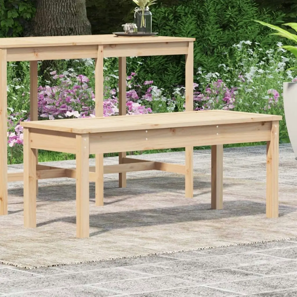 Garden Bench 109x44x45 cm Solid Wood Pine 824004