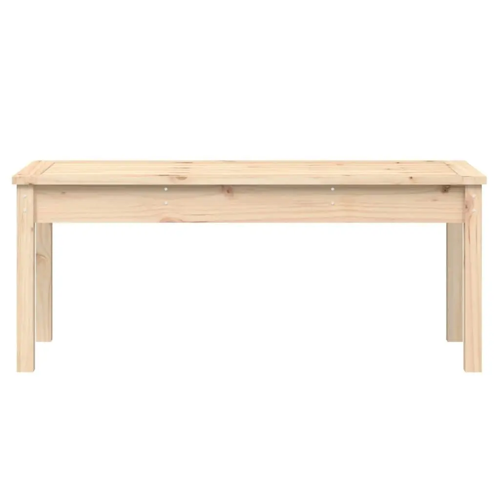 Garden Bench 109x44x45 cm Solid Wood Pine 824004