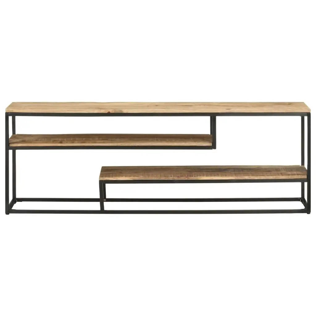 TV Cabinet 130x30x45 cm Rough Mango Wood 321623