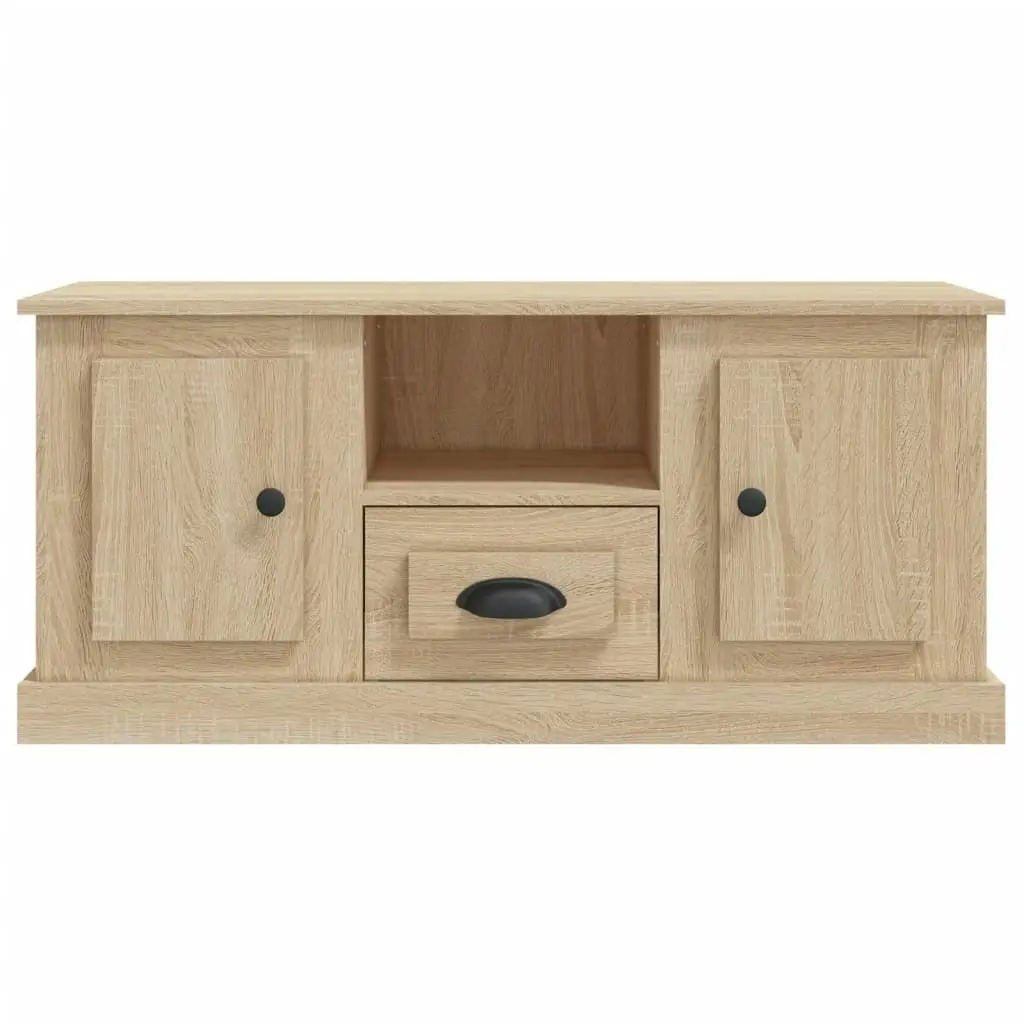 TV Cabinet Sonoma Oak 100x35.5x45 cm Engineered Wood 816459