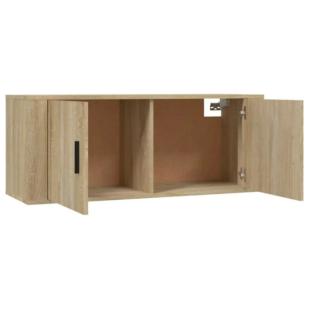 Wall Mounted TV Cabinet Sonoma Oak 100x34.5x40 cm 816635