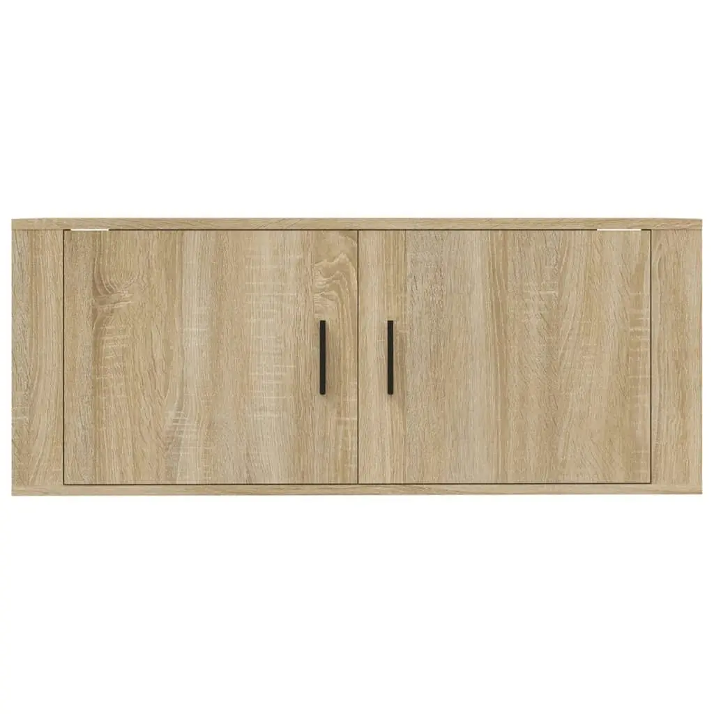 Wall Mounted TV Cabinet Sonoma Oak 100x34.5x40 cm 816635