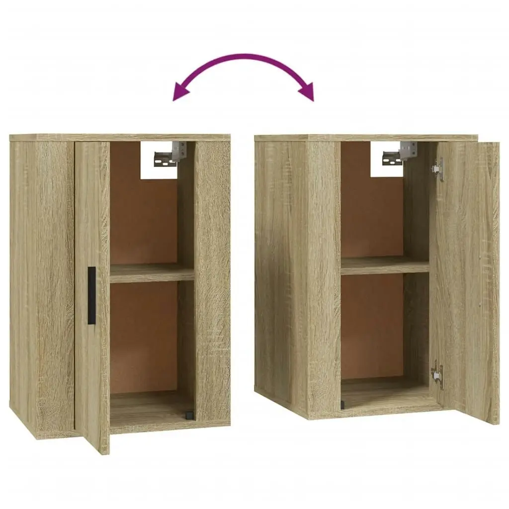 Wall Mounted TV Cabinets 2 pcs Sonoma Oak 40x34.5x60 cm 816663