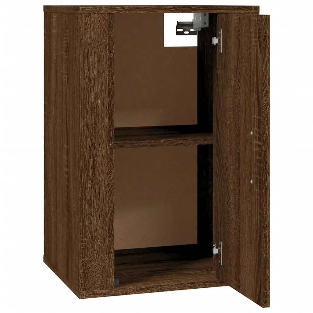 Wall Mounted TV Cabinets 2 pcs Brown Oak 40x34.5x60 cm 816671