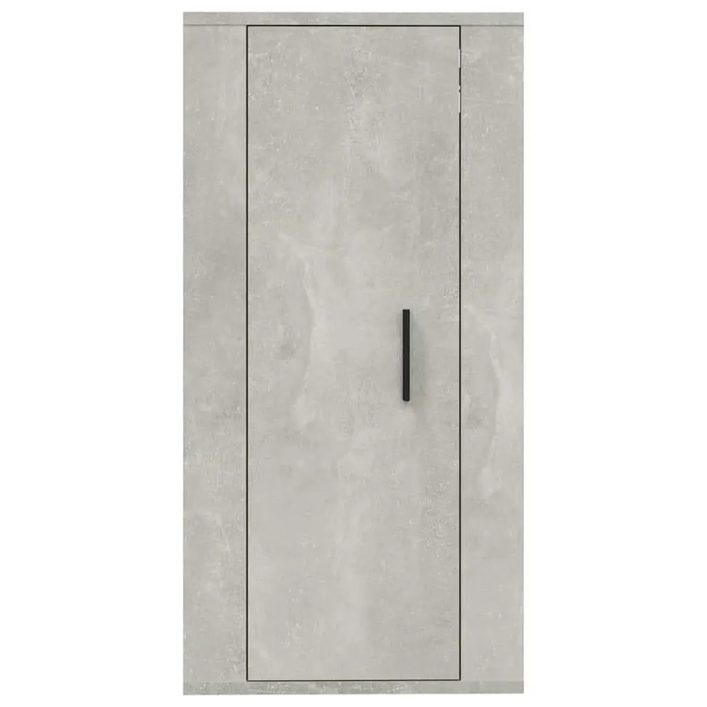 Wall Mounted TV Cabinet Concrete Grey 40x34.5x80 cm 816676