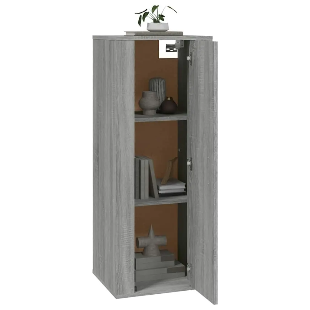 Wall Mounted TV Cabinet Grey Sonoma 40x34.5x100 cm 816686