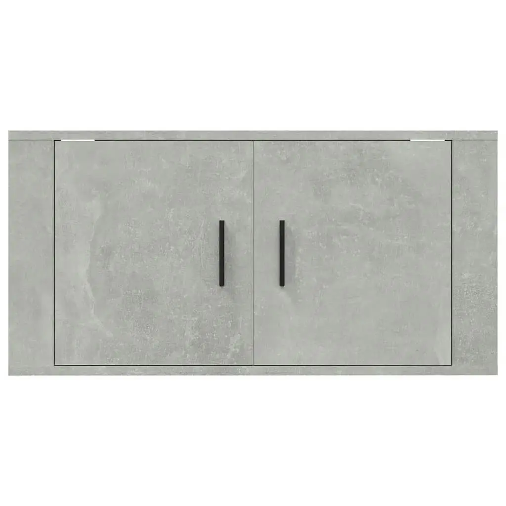 Wall Mounted TV Cabinet Concrete Grey 80x34.5x40 cm 816628