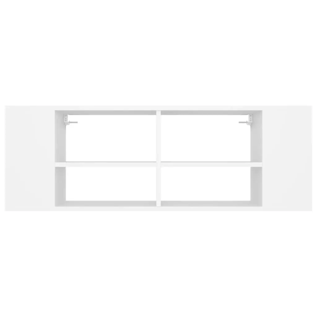 Wall-Mounted TV Cabinet White 102x35x35 cm Engineered Wood 806238