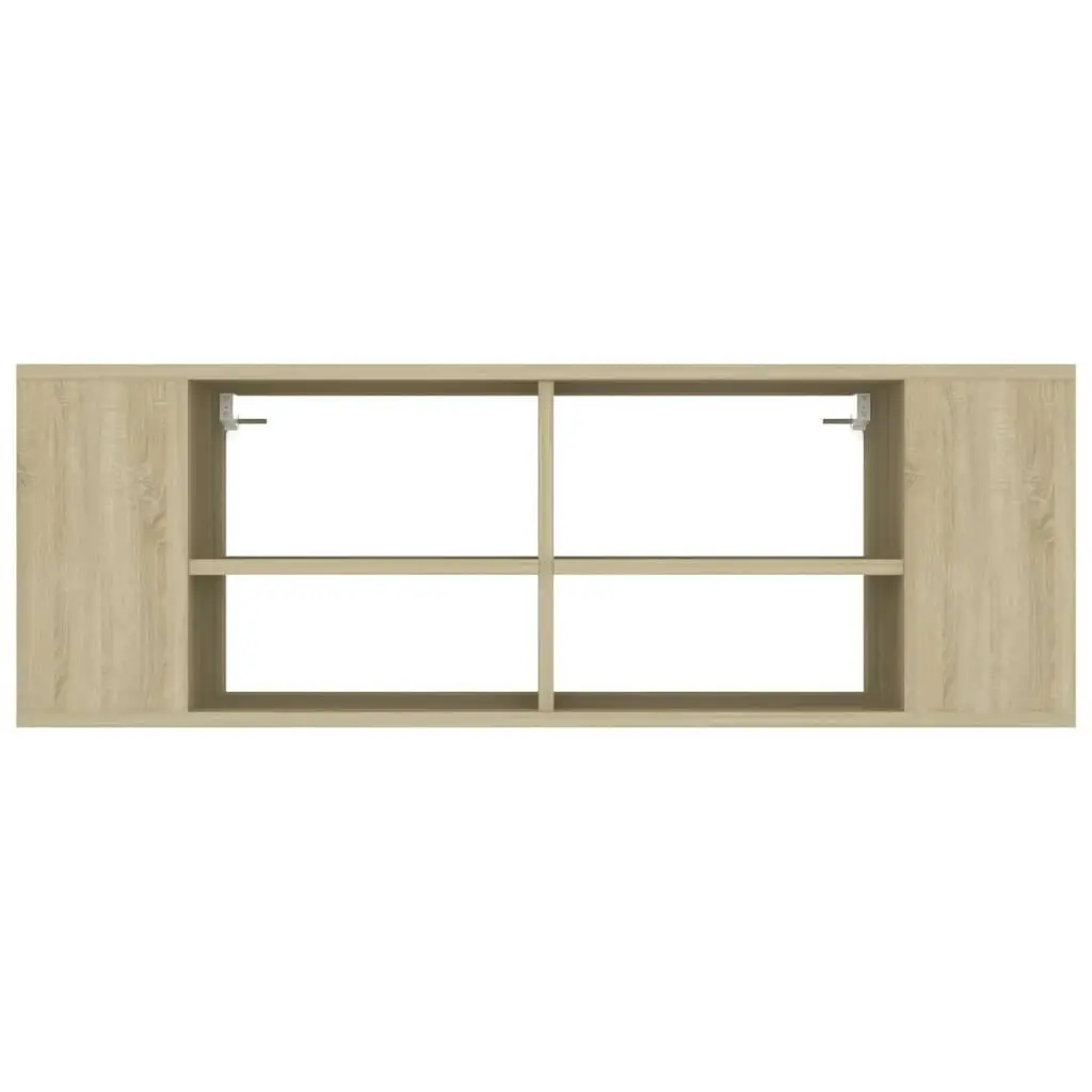 Wall-Mounted TV Cabinet Sonoma Oak 102x35x35 cm Engineered Wood 806241