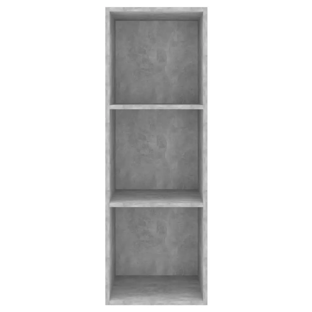 Wall-mounted TV Cabinet Concrete Grey 37x37x107 cm Engineered Wood 805484