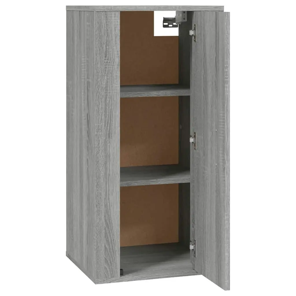 Wall Mounted TV Cabinet Grey Sonoma 40x34.5x80 cm 816678