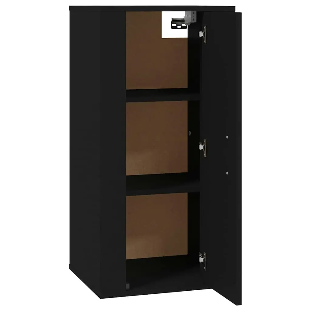 Wall Mounted TV Cabinet Black 40x34.5x80 cm 816673