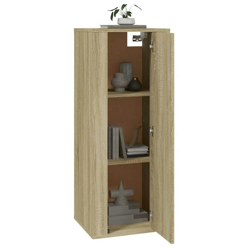 Wall Mounted TV Cabinet Sonoma Oak 40x34.5x100 cm 816683