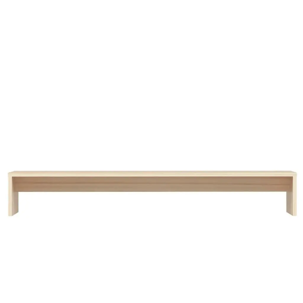 Monitor Stand 100x27x15 cm Solid Wood Pine 813929