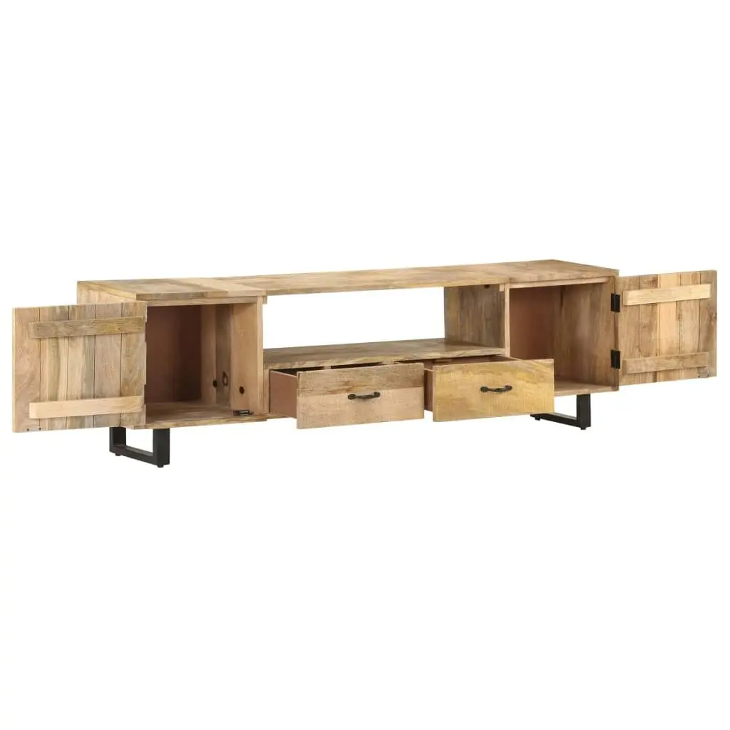 TV Cabinet 160x30x45 cm Solid Mango Wood 320255