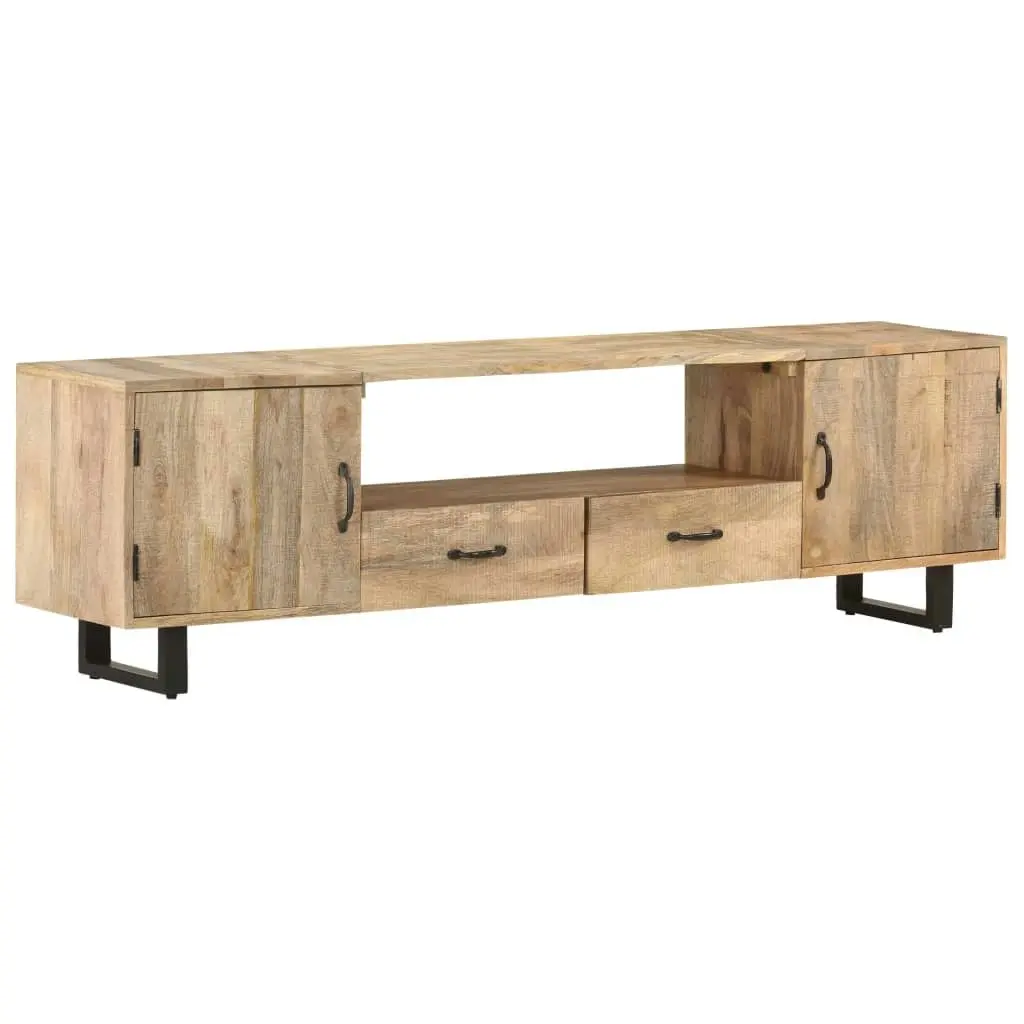 TV Cabinet 160x30x45 cm Solid Mango Wood 320255