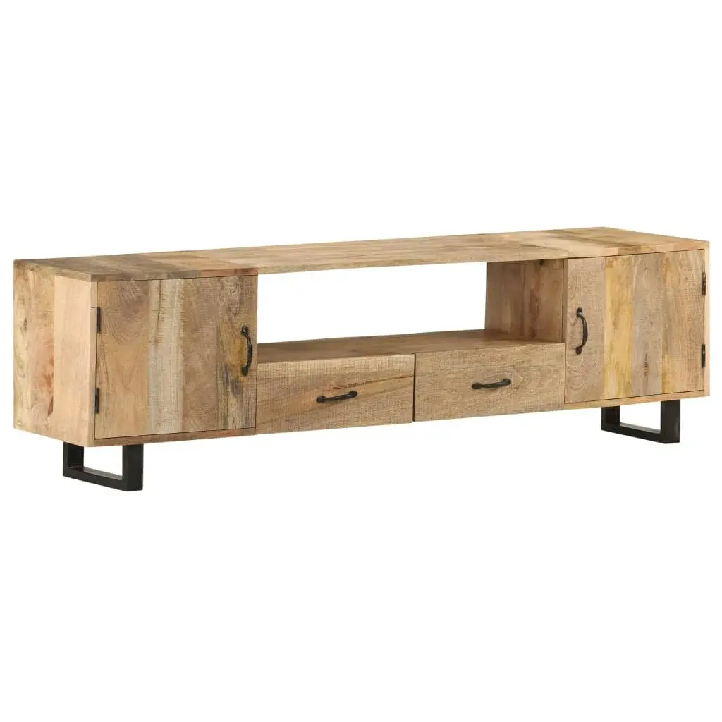 TV Cabinet 160x30x45 cm Solid Mango Wood 320255