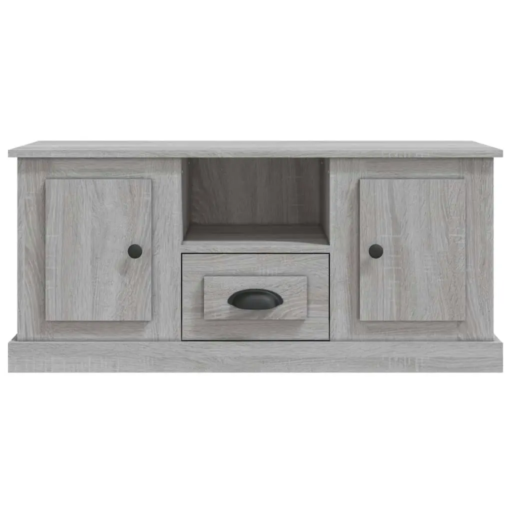 TV Cabinet Grey Sonoma 100x35.5x45 cm Engineered Wood 816462