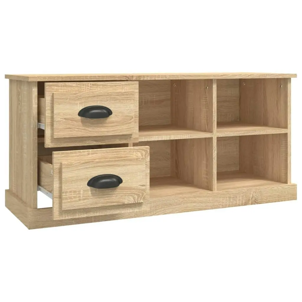 TV Cabinet Sonoma Oak 102x35.5x47.5 cm Engineered Wood 816179