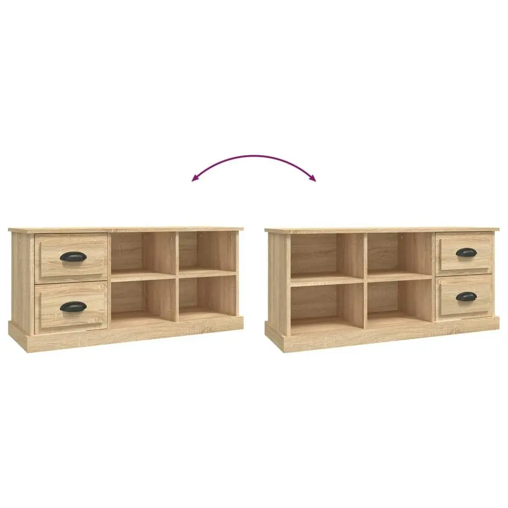 TV Cabinet Sonoma Oak 102x35.5x47.5 cm Engineered Wood 816179