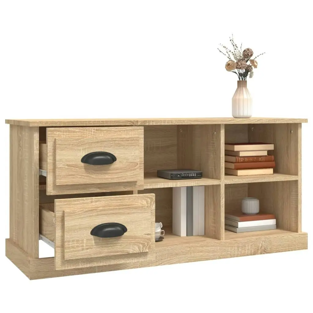 TV Cabinet Sonoma Oak 102x35.5x47.5 cm Engineered Wood 816179