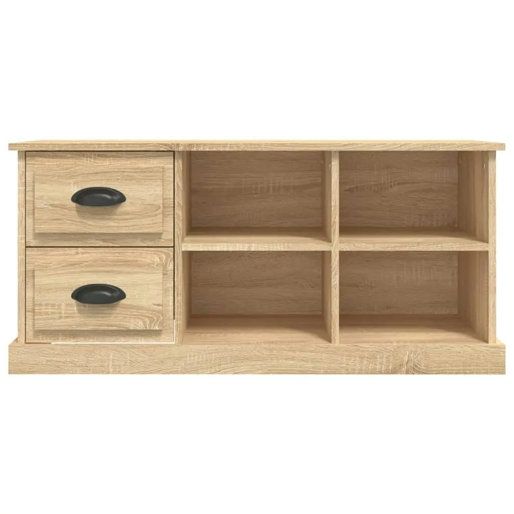 TV Cabinet Sonoma Oak 102x35.5x47.5 cm Engineered Wood 816179