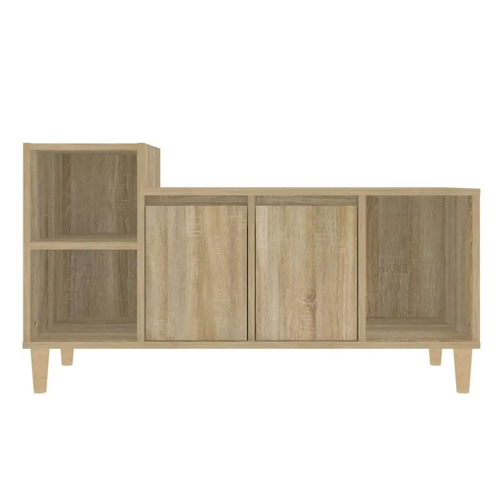 TV Cabinet Sonoma Oak 100x35x55 cm Engineered Wood 821175