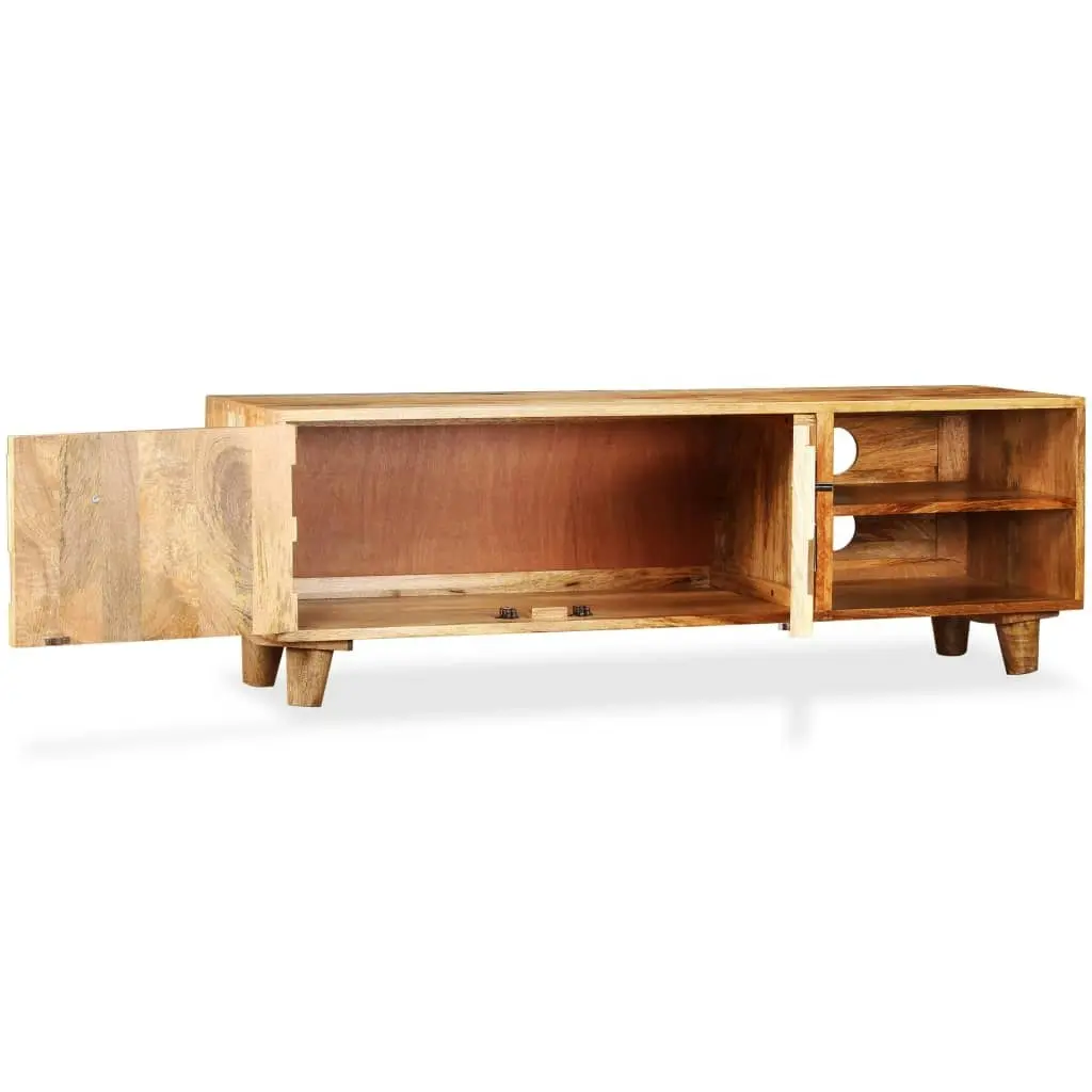 TV Cabinet Solid Mango Wood 118x35x40 cm 245136