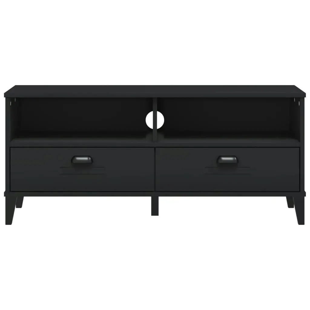 TV Cabinet VIKEN Black Engineered Wood 374930