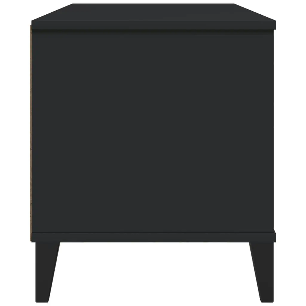 TV Cabinet VIKEN Black Engineered Wood 374930